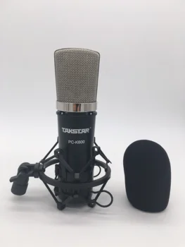 

Top Quality Takstar pc-k600 professional computer recording microphone Side-address condenser mic simple edition No Audio Cable