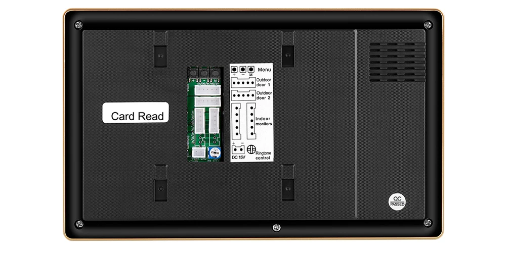 Проводной " цветной экран монитор видео домофон система наружная RFID дверная камера Поддержка Электрический механический замок