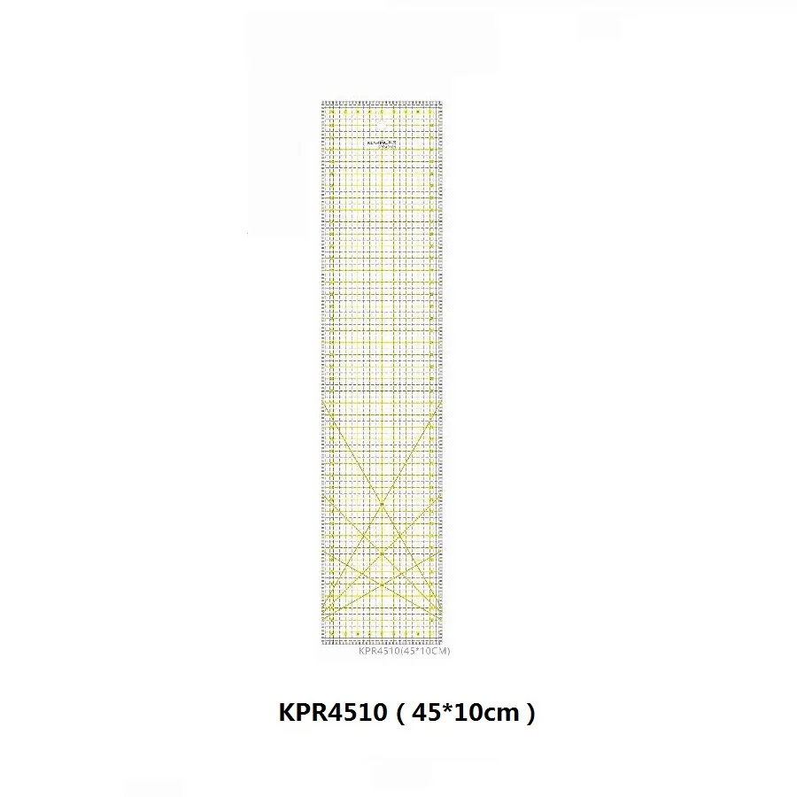 Линейки для лоскутного шитья из акрила флуоресцентные линейки с желтыми знаками