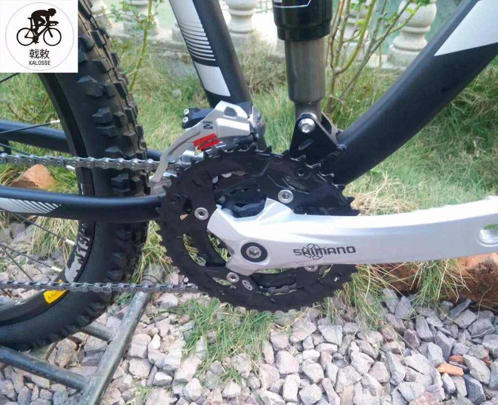 Clearance Kalosse M4000  Full suspension frame    DH/downhill  mountain bike 26 inch   mountain bicycle  27 speed alloy frame 4