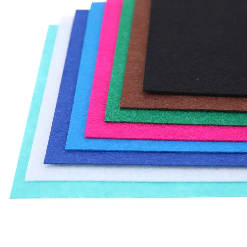 Для выведения токсинов, 40 шт Многоцветный DIY ремесло Нетканая фетровая Полиэстеровая ткань Войлок ремесла Войлок к ткани одежде с помощью швейные принадлежности
