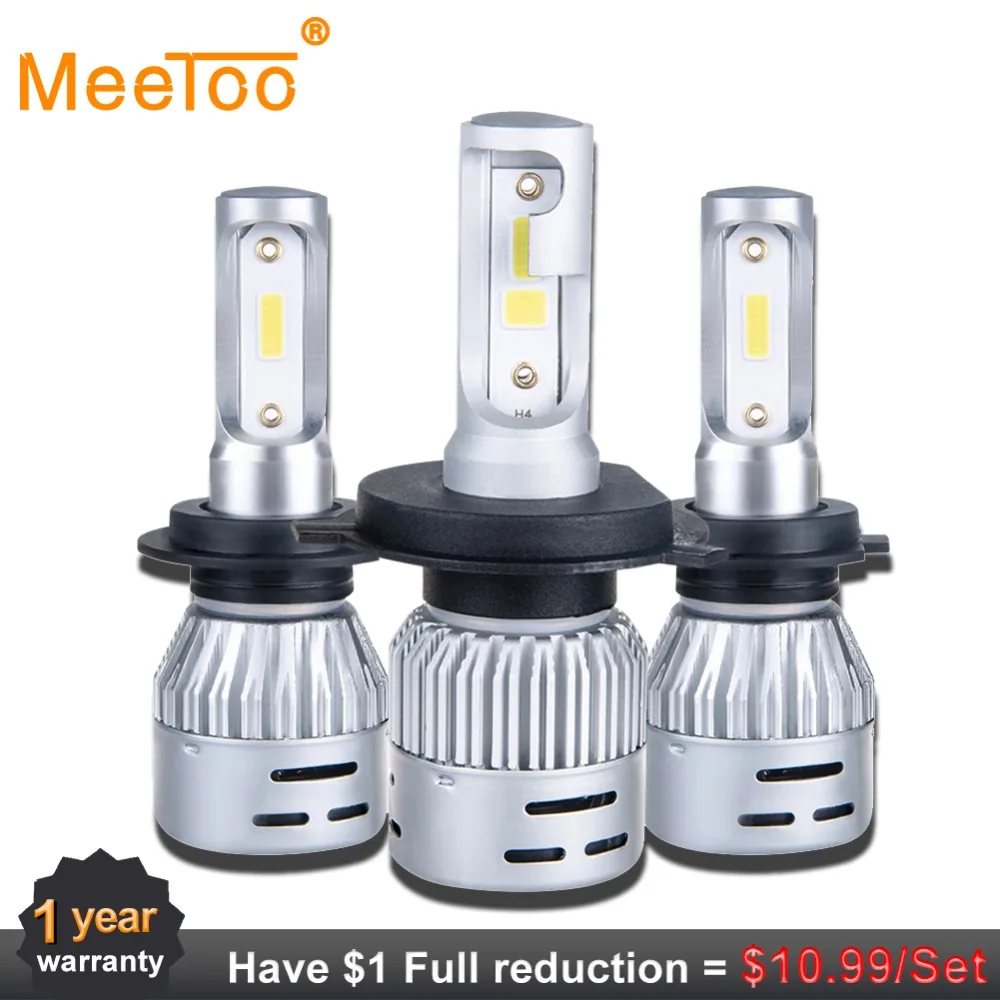 

H4 Led Bulb H7 12V Car Led Headlight 9005 HB3 9006 HB4 72W LED Car Lights Mini Lamps H1 H8 H9 H11 12000LM DOB Chips Led Ice Lamp