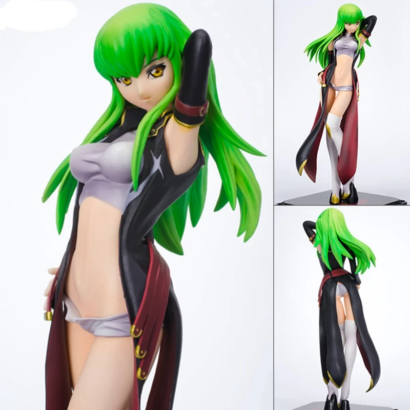 

24cm Anime Code Geass Lelouch of the Rebellion 1/8 Scale Painted Figure Sexy C.C. Figure Toy Collection Model Brinquedos Gift