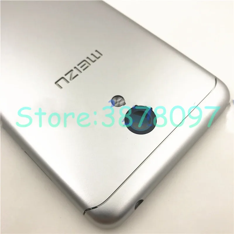 Новинка 5,2 дюйма для Meizu M6 m6 mini M711H M711Q Металлическая задняя крышка для аккумулятора запасные части чехол+ кнопки объектив камеры+ боковые клавиши