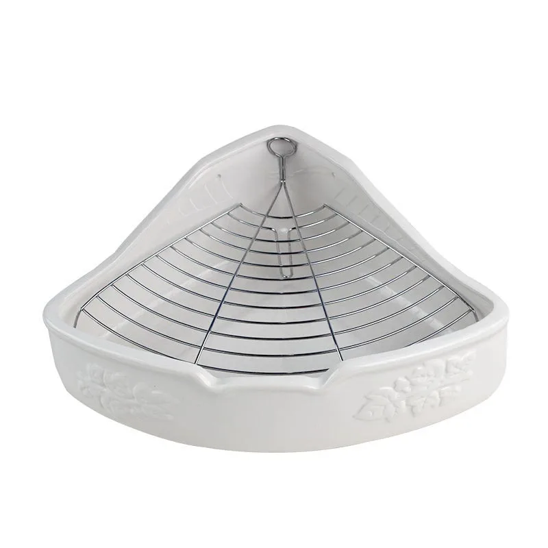 Ceramic Pet Toilet Potty Trainer Corner Litter Box for Chinchilla Rabbit Hamster DTT88 Ceramic Pet Toilet Potty Trainer Corner Litter Box for Chinchilla Rabbit Hamster DTT88