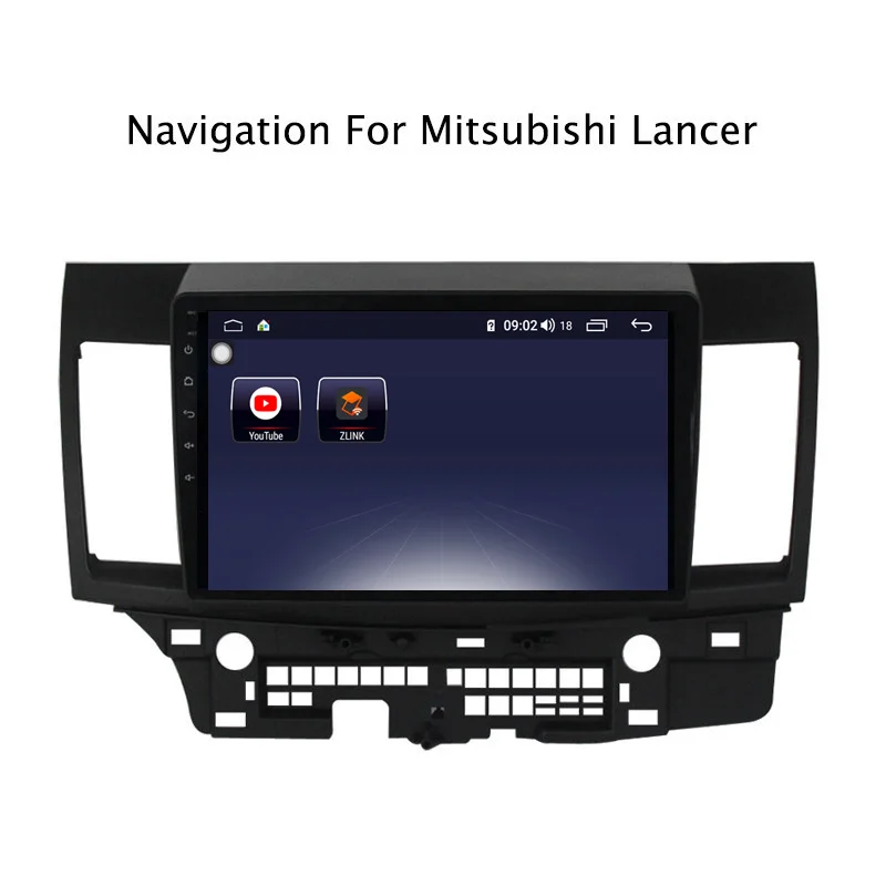 Discount 10.1" Android 8.1 8 core 4G RAM 64G ROM GPS Navigation Car Radio For Mitsubishi Lancer 2007-2015,with Carplay/4G LTE 3