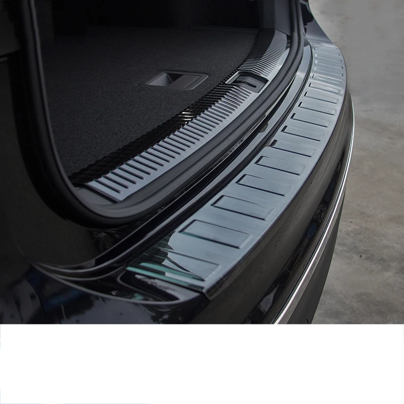 Lsrtw2017 Нержавеющая сталь багажник автомобиля подоконник защитный порог планки для Volkswagen Tiguan