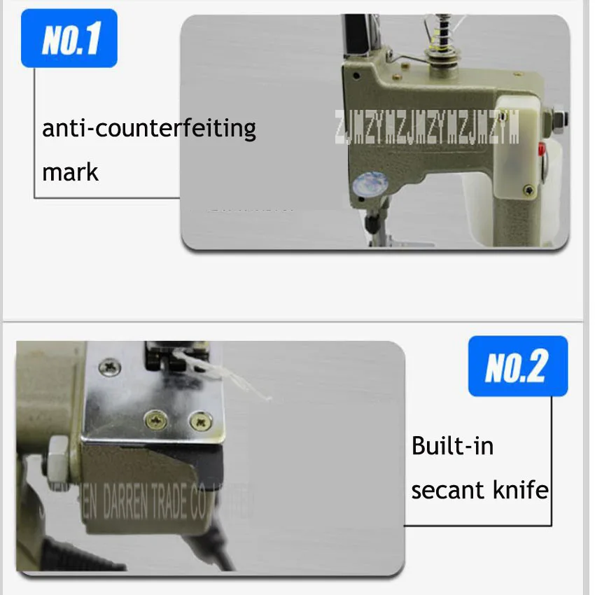 1 шт. GK9-8 Портативные Ручные Швейные машины, ручная упаковочная машина, электрическая портативная швейная машина. мешок риса seale