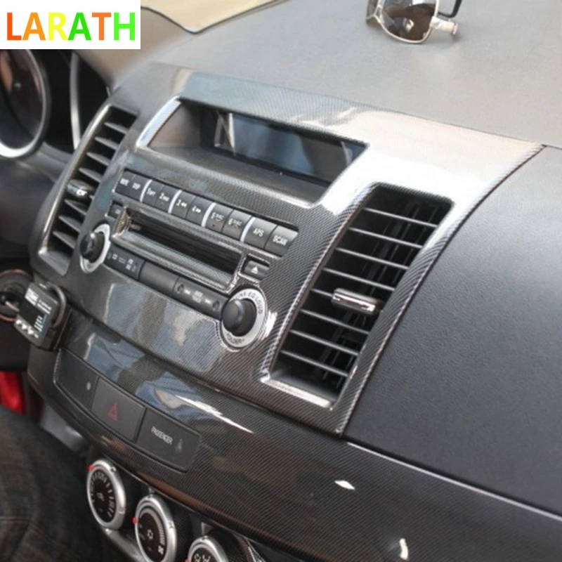 Для Mitsubishi Lancer 2010 2011 2012 Стайлинг автомобиля из углеродного волокна ручка