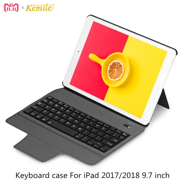 Best Offers Bluetooth Keyboard Case For iPad 2018 9.7 W Ultra Slim Stand Leather Cover For iPad 2017, Pro 9.7 Air 1/2 tablet Keypad klavye Best Offers Bluetooth Keyboard Case For iPad 2018 9.7 W Ultra Slim Stand Leather Cover For iPad 2017, Pro 9.7 Air 1/2 tablet Keypad klavye
