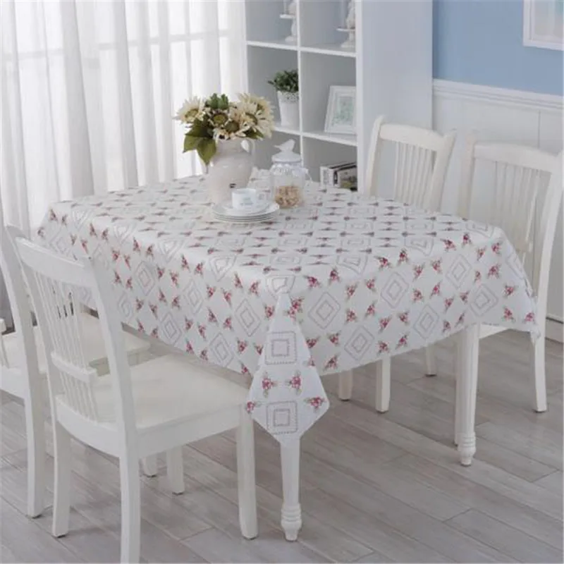 Fresh Style Red Plaid Pvc Tablecloth Rectangle Plastic Waterproof Fresh Style Red Plaid Pvc Tablecloth Rectangle Plastic Waterproof Oilproof Table Cloth Cover For Party Home Textile Decoration In Tablecloths From