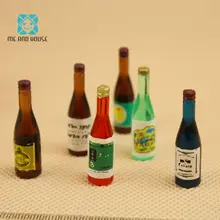 1:12 Кукольный дом Миниатюрные напитки diy алкогольные напитки для кукольной кухни