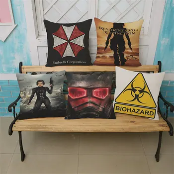 

Biochemical crisis film and television printing Cushion Cover Pillow Case Sofa Home Decorative Throw Pillow Cover BZ-133