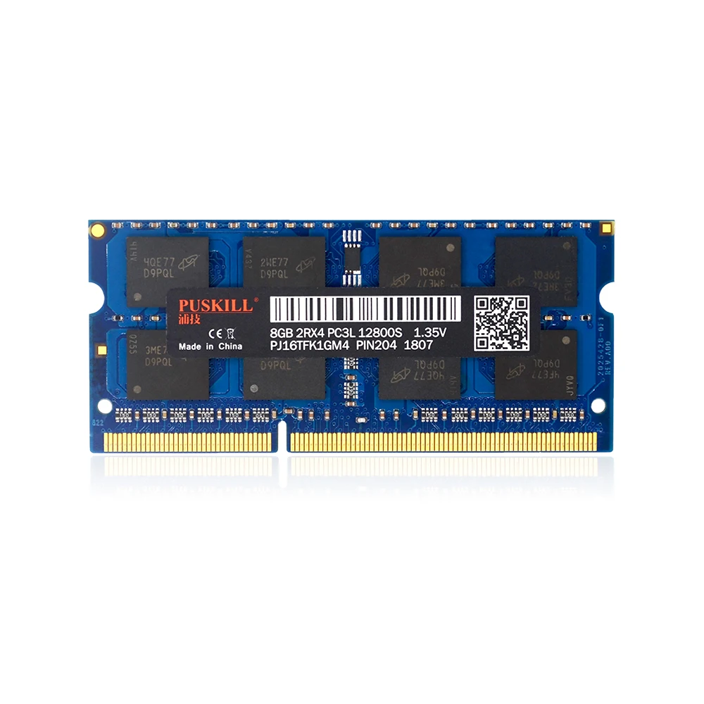 Памяти ноутбука DDR3 8 GB 1600 MHz PC3L 204Pin 1,35 V без ecc ram