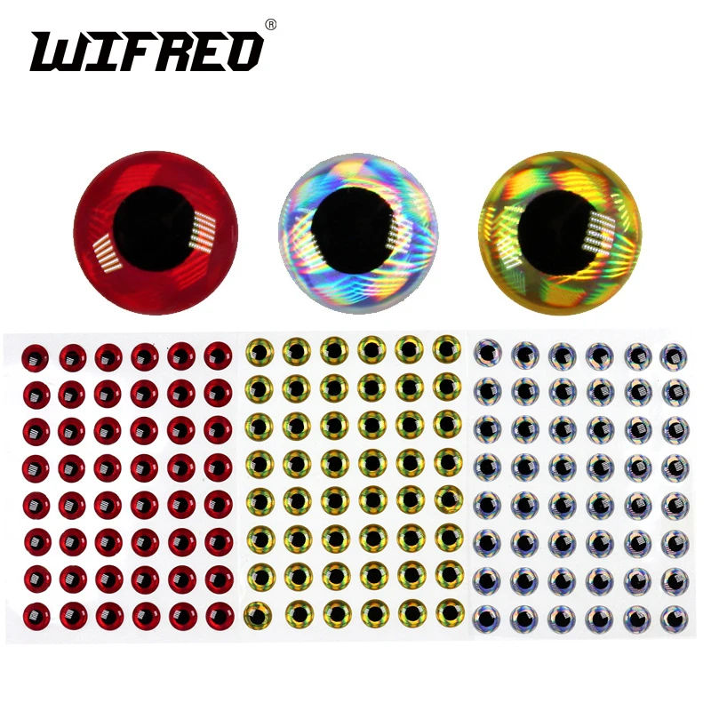 

[300PCS] Resin 3D Fish Eye for Lure Bait Making Pike Fly Tying Gold Red Silver Streamer Soft Bait Eyes Wholesale 2mm to 10mm