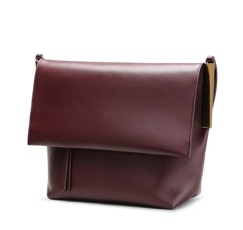 

Famous Brand Genuine Leather Ladies Handbag High Quality Luxury Messenger Bag Summer Popular Simple Exquisite Shoulder Bag Q069