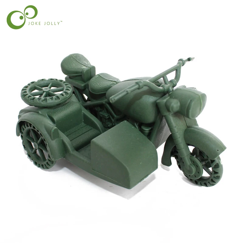 

World War II German Motorcycle Model Military War Scenario Equipment Sandbox Model Toys Attracting Children's Attention WYQ