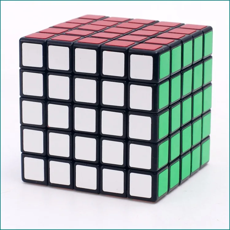 Нео Куб 5x5x5 Cubo Magico shengshou волшебный куб 5x5 без наклеек кубический антистресс 5 на 5 игрушки для детей - Цвет: black 5x5x5