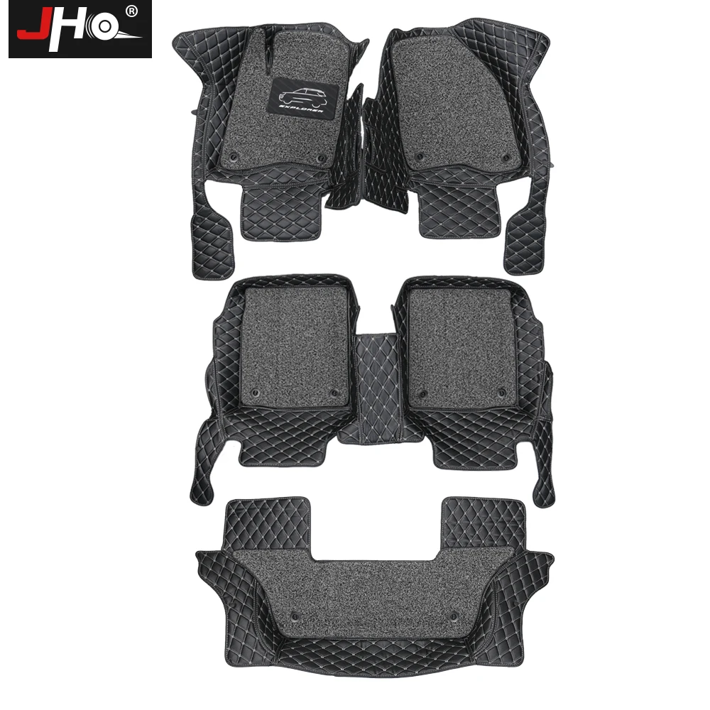 JHO 7 Seat Wire Floor Mats for Ford Explorer 2016 2018 2017 Anti dirty