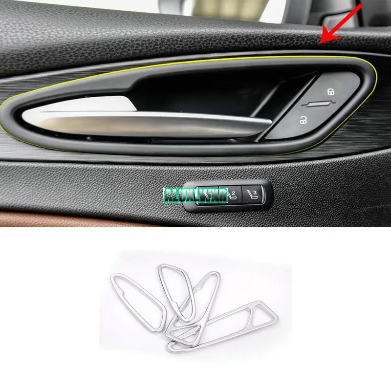 FIT For alfa romeo Stelvio 2017 Door Handle Decorative Cover trim Interior car Accessories car styling