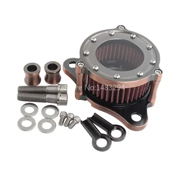 

Aluminum Air filter Cleaner System Fits For Harley Sportster 1200 883 Copper Plated