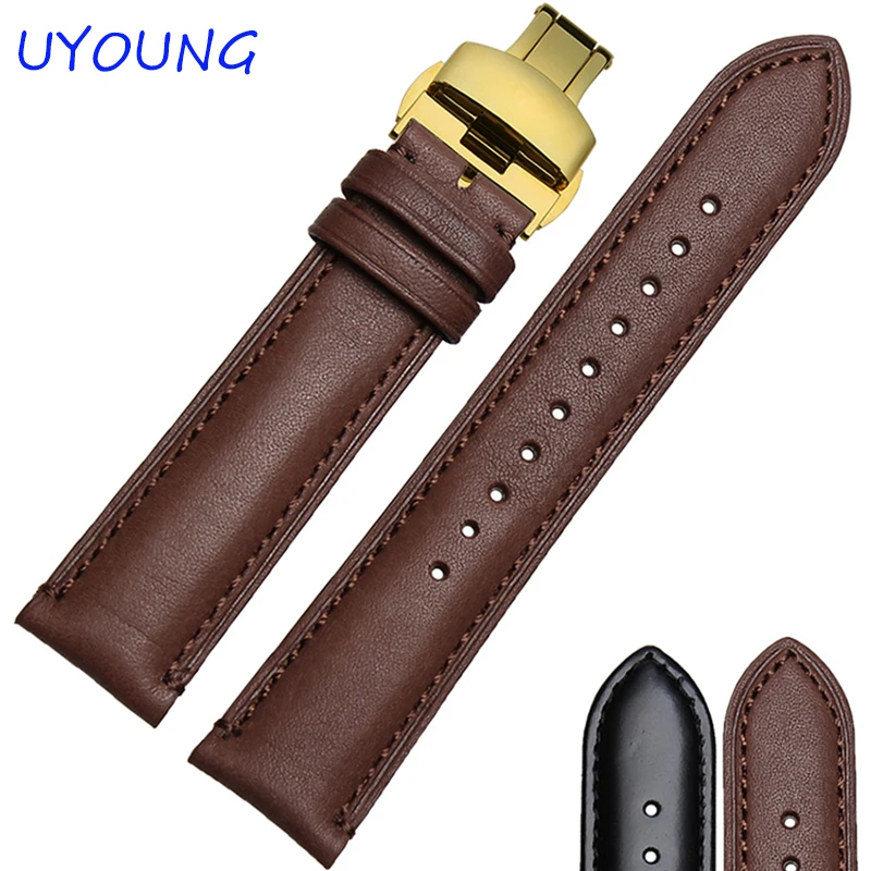 High Quality Genuine Leather Watchband 18mm 20mm 22mm Replacement