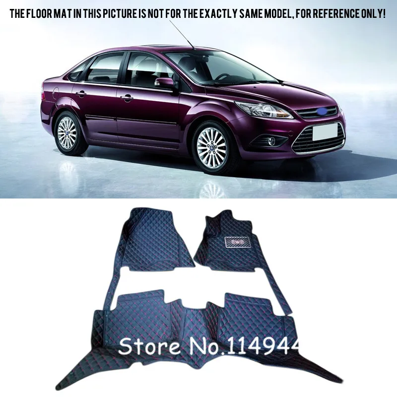

For Ford Focus 3 2012 - 2015 Interior Car styling Rugs Carpet Floor Mats Liners Carpets Full Set