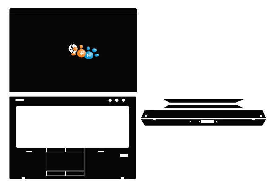 

Special Leather Carbon fiber Vinyl Skin Stickers Cover guard For HP Elitebook 8460P 8470P 14-inch