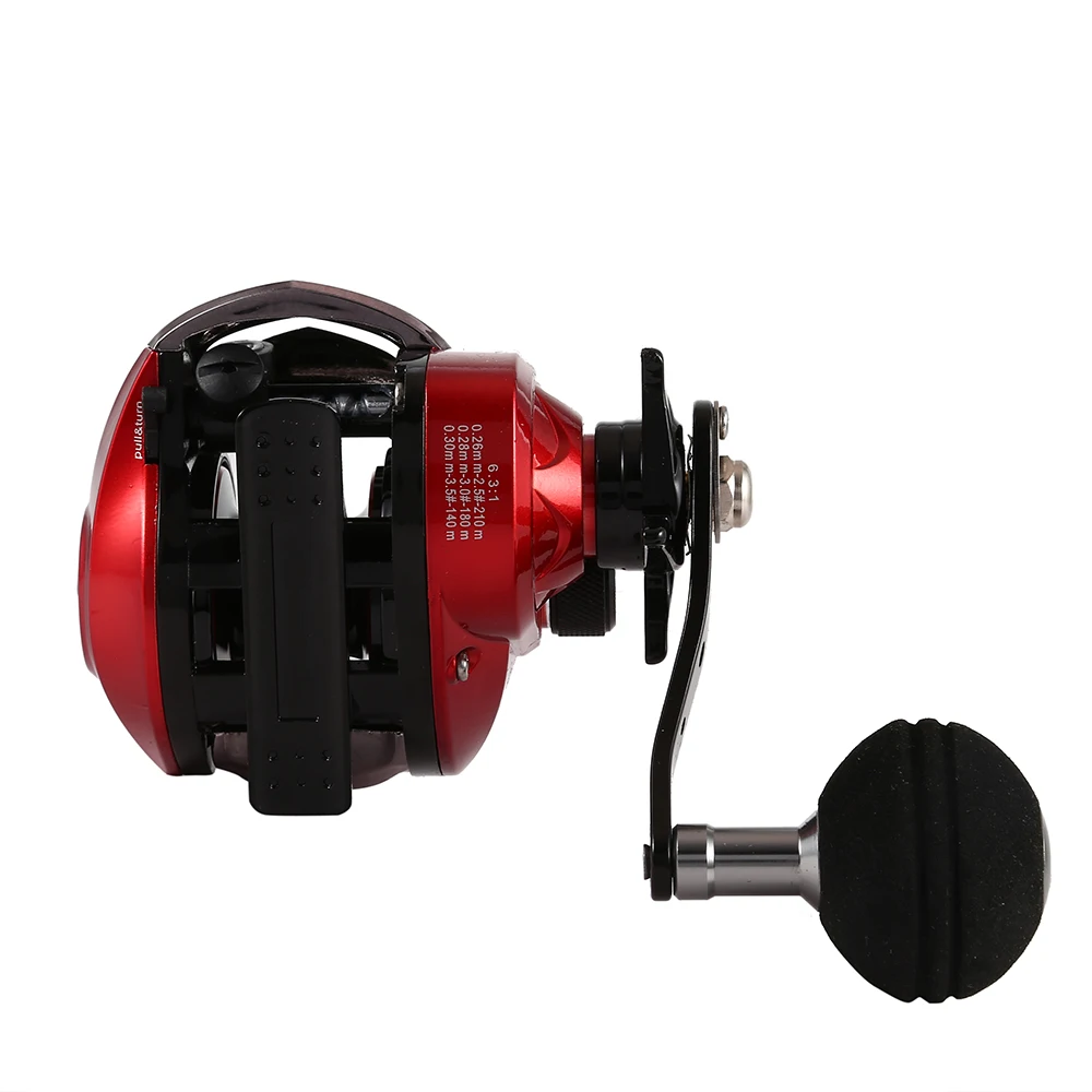 

LIEYUWANG 13+1BB 6.3 : 1 Fishing Reel Baitcasting Reel Left / Right Hand Handle Bait Casting Reels Wheel Carp Fishing Saltwater