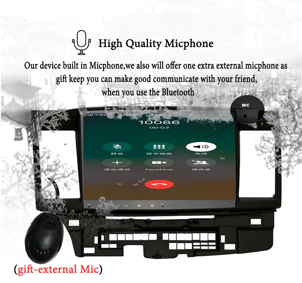 Best RAM 4GB Octa Core Android 9.0 for Mitsubishi Lancer 2007-2016 Stereo Multimedia GPS Radio Car Dvd Gps Player Stereo Head Unit 5