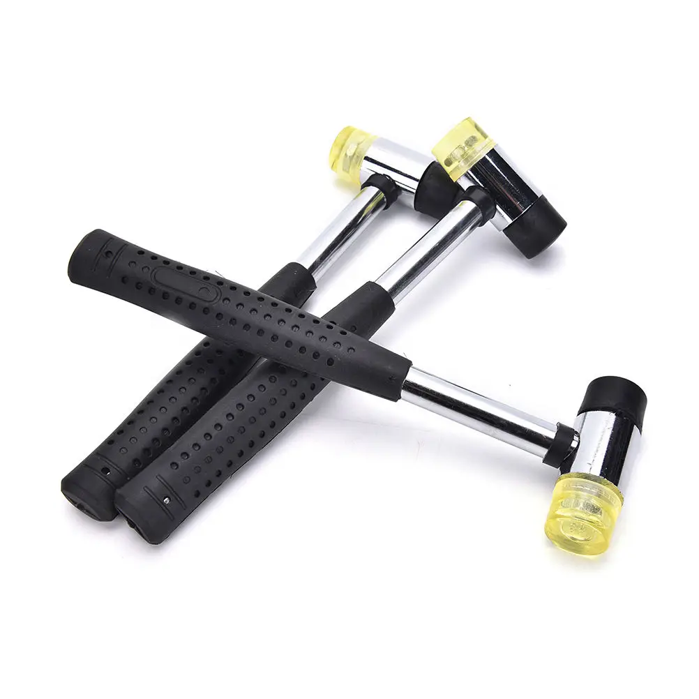 10mm 25mm Mini Double Faced Household Rubber Hammer Domestic Nylon Head Mallet Hand Tool for Jewelry / Craft / DIY 2