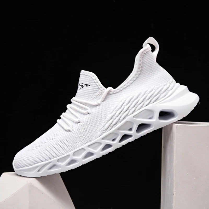 

Professional Running Shoes Men Ultras Breathable Sneakers Blades Knitted Fly 2.0 Max Size 45 Man Outdoors Athletic Trainers