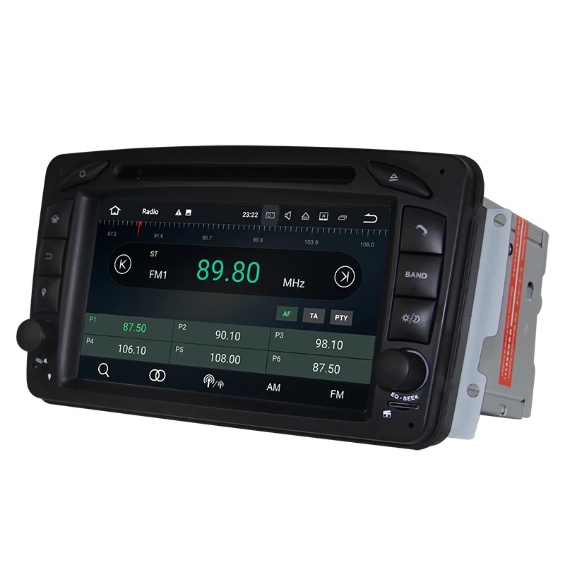 Discount Car Multimedia player Android 8.1 2 Din GPS Autoradio For Mercedes/Benz/CLK/W209/W203/W208/W463/Vaneo/Viano/Vito FM DSP 4