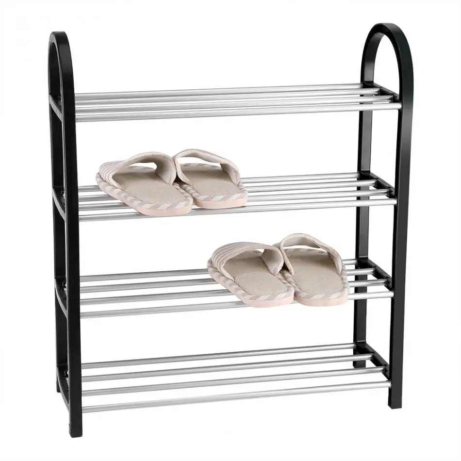 Shoe Rack Aluminum Metal Standing Shoe Rack DIY Shoes Storage Shelf