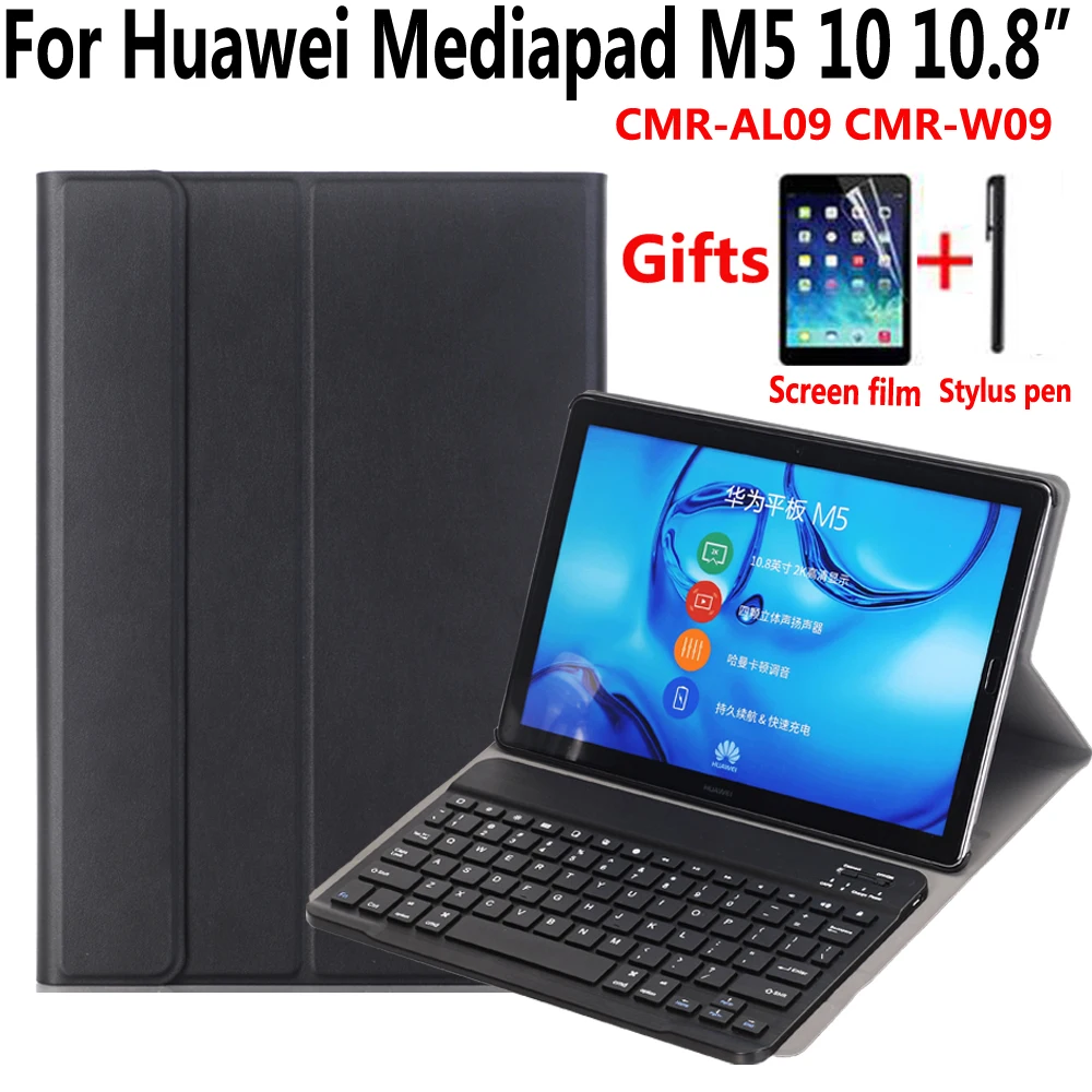 Bluetooth клавиатура чехол для huawei Mediapad M5 10 Pro 10,8 CMR-W19 CMR-AL09 CMR-W09 Чехол клавиатура для huawei M5 10,8 чехол Funda