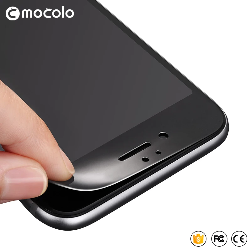 Kopen MOCOLO 9 H 0.26mm 2.5D Gebogen Rand Gecoat Gehard Glas Voor iPhone 6 6 S Plus Telefoon Screen Protector Film Voor iPhone 7