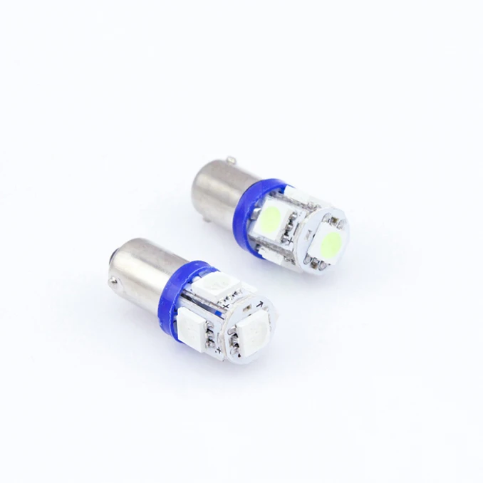 4X BA9S 5050 5 SMD led H6W T11 T4W 5smd 12В автомобильная лампа белый розовый ледяной голубой