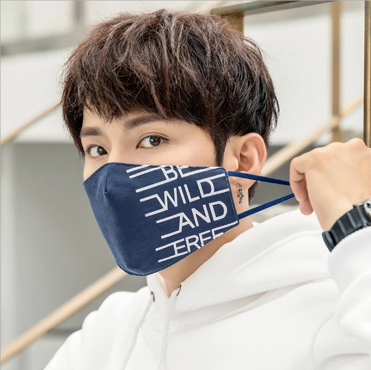 

PM 2.5 Anti Pollution Mask Dust Respirator Washable Reusable Masks Cotton Unisex Mouth mask