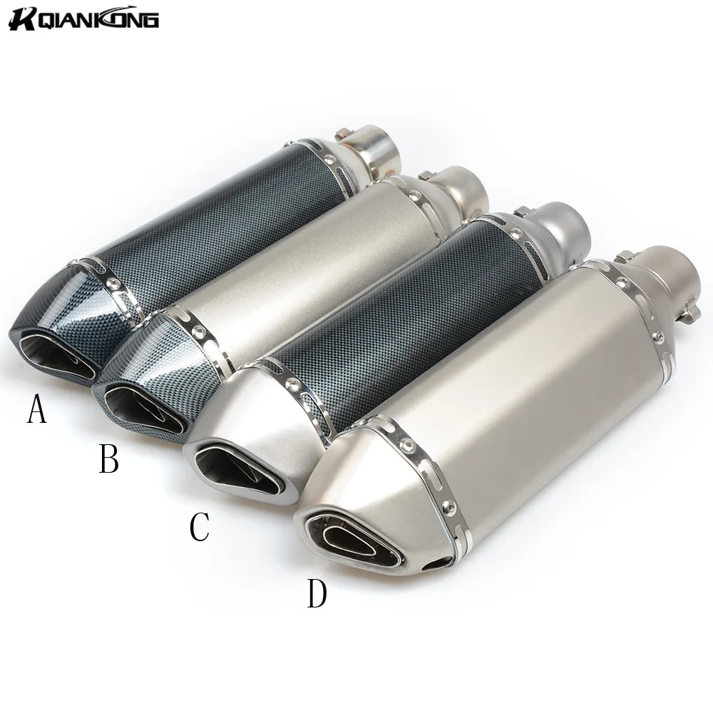 51mm Motorcycle Scooter offroad Modified exhaust Exhaust Muffler pipe