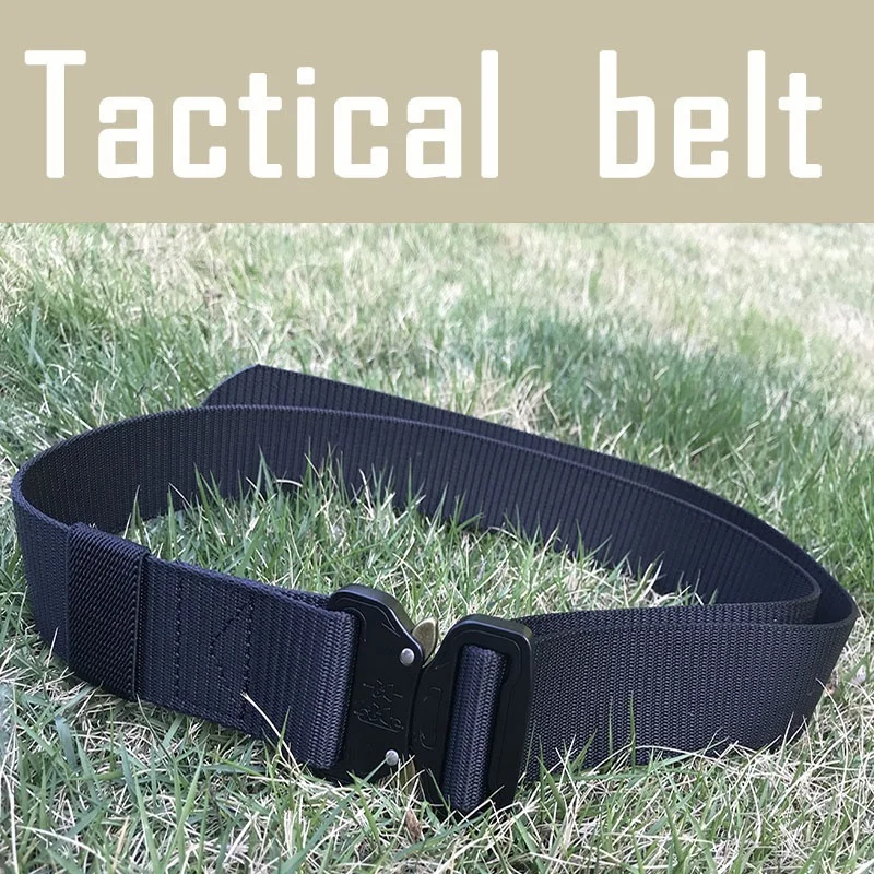 

Tactical Army Military Combat Knock Off Emergency Survival Waist Straps Heavy Duty Belt Support Quick release Belt equipments