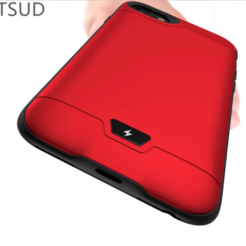 

8200mah high capacity battery charger cases for iphone 6 6s 7 8 plus external wirless charging cover for iphone 6 6s 7 8 plus