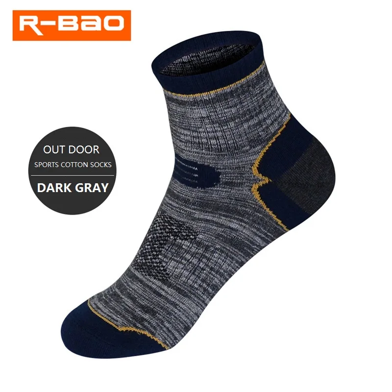 RB040 Men/Women Outdoor Sports Cotton Socks Quality Breathable Moisture Absorption Wear-Resisting Hiking Socks
