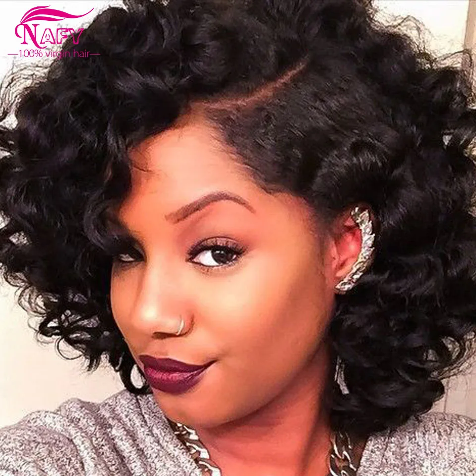 Short Romance Curl Weave Hairstyles