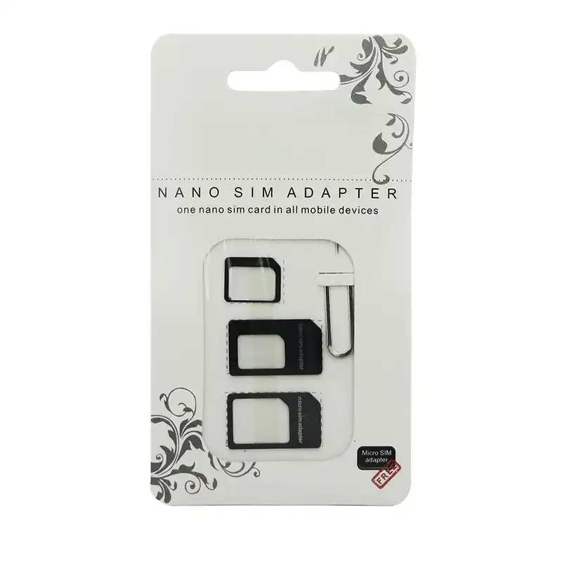 Качественные 3 в 1 адаптеры для карт Nano Sim + Micro Sim + Stander sim-карты и инструменты для iPhone 4 4S 5 Android телефонов - изображение