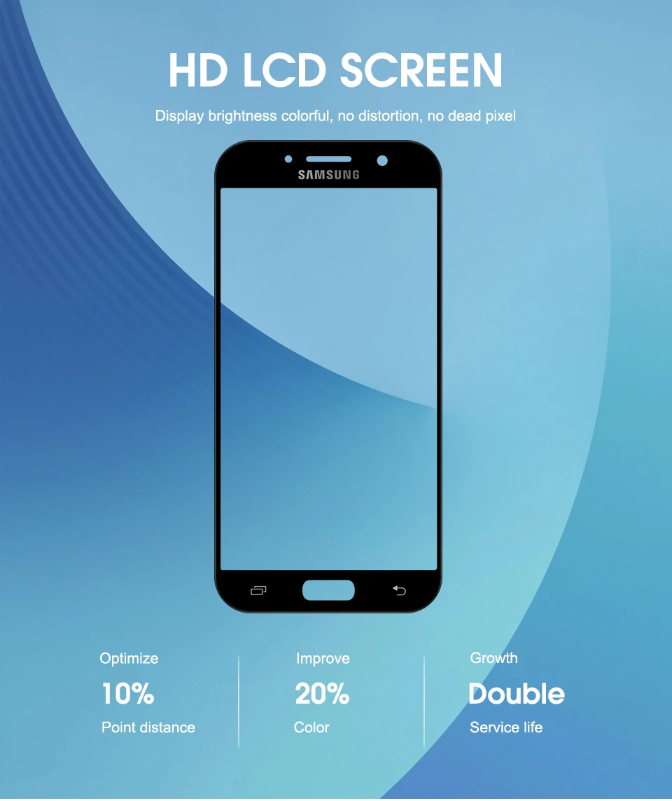 A520 ЖК-для Samsung Galaxy A5 A520 SM-A520F ЖК-дисплей сенсорный экран дигитайзер Запчасти A5 сборка Замена ЖК-дисплея