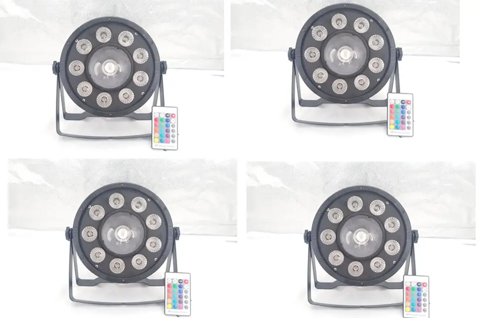 

Wireless Remote Control LED Flat Par 9x10W+30W RGB 3in1 Lighting Led Stage Light Led Par Light