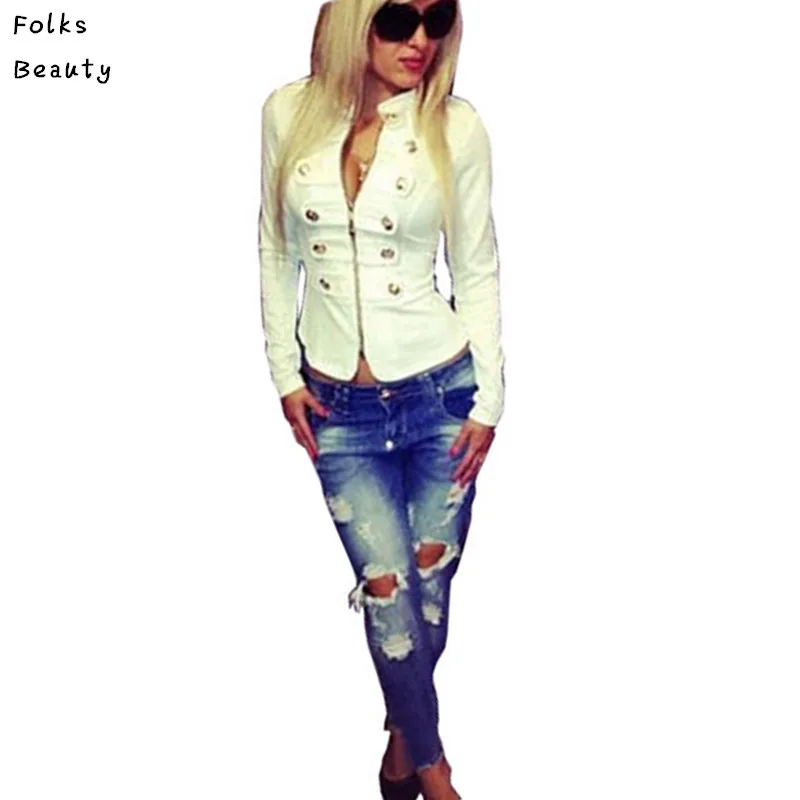 Beste Slanke Jas 2017 Lente Jas Parka Jas Vrouwen Casual chaquetas mujer Casaco Feminino jas vrouwelijke Witte Jas Vrouw