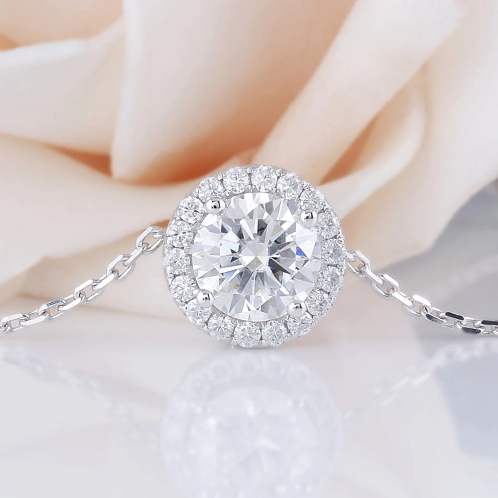 moissanite halo necklace (5)
