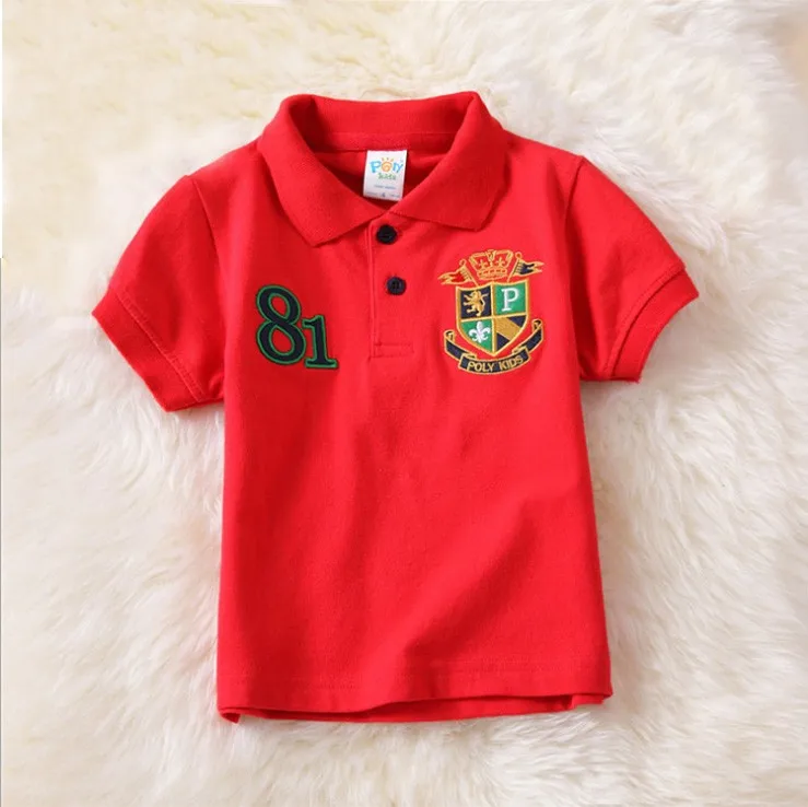 

2019 Hot kids boy summer top quality short sleeve tees tshirt child school baby boy 2-8y embroidery tee t shirts tops clothing