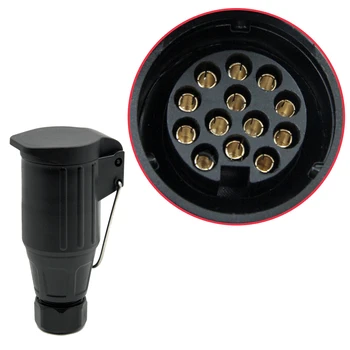 

Encell Europe 12V Plastic Socket Car Styling Electrical Plug Socket Motorhome Caravana Accessories Camping RV Caravan Socket